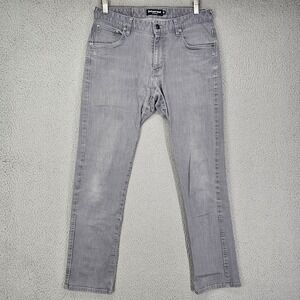 Betabrand Jeans Mens 30 Gray Slim Denim Sons of Britches Gusseted Stretch